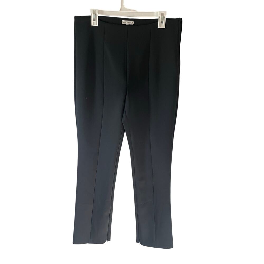 Good American Good Waist Slim Flare Scuba Pants black size 4/XL